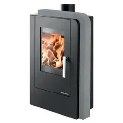 Haas+Sohn Aruba easy Kaminofen Schwarz/Quarzit Grau
