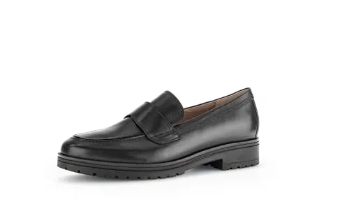 Gabor Damen Slipper in Schwarz, Größe 8 - Elegante Pantoletten aus hochwertigem Leder, mit komfortablem Blockabsatz und idealer Passform für den ganzen Tag.