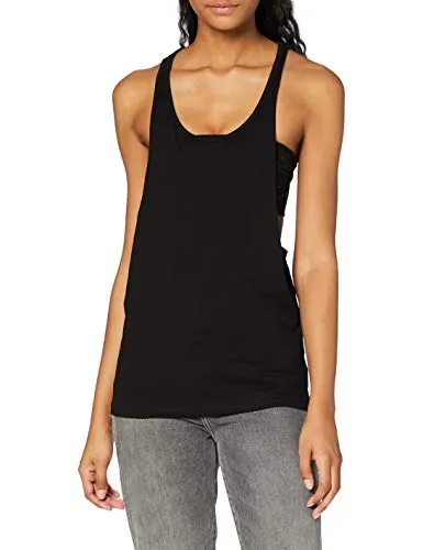 Urban Classics Damen Ladies Loose Tanktop, Black, M, TB358