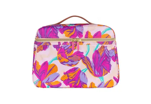 Oilily Kosmetiktasche Coco - Stilvolle Ordnung für Ihre Kosmetik - Kosmetiktasche mit großem Hauptfach und vielen Fächern, ideal für Reisen oder den täglichen Gebrauch. Aus abwaschbarem Material, nachhaltig und standfest.