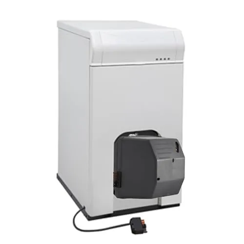 Öl-Brennwertkessel Gusseisen Schornstein Bio-Heizöl Sun Sannover 30 kW mit Brenner