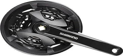 Shimano FC-MT101 Kettenradgarnitur Schwarz Einheitsgröße