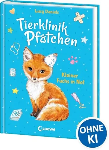 Tierklinik Pfötchen (Band 3) - Kleiner Fuchs in Not: Kleine Tierretterin mit großem Herzen! - Kinderbuch für Erstleser zum Vorlesen und Selberlesen ab 7 Jahren