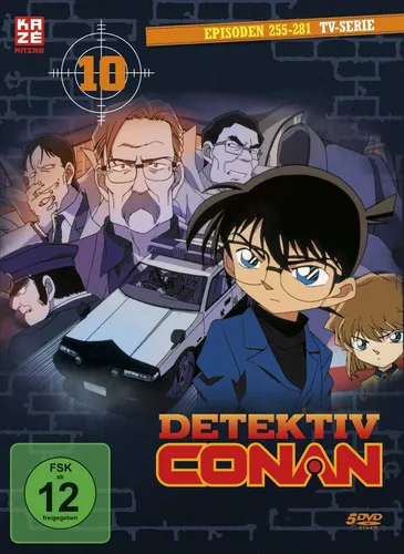 Detektiv Conan - TV-Serie - Vol.10 - [DVD] - Spannende Kriminalfälle für Fans ab 12 Jahren, ideal für Anime-Liebhaber und Detektivgeschichten.