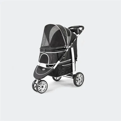 InnoPet® Monaco Hundebuggy schwarz mit praktischen Funktionen
