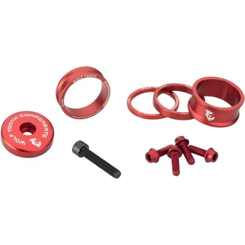 Wolf Tooth Anodized Bling Kit in Rot