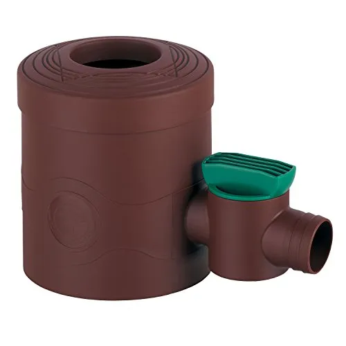 GARANTIA Regentonne Regensammler DN 68-100 mit Hahn, braun