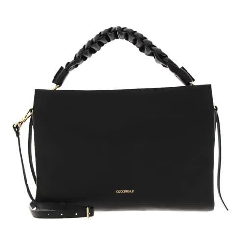 Coccinelle Boheme Grana Double Hand Bag Noir/Brule