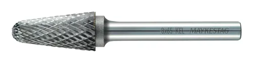 Forum Hartmetall-Frässtift KEL1225 C 6 mm - Frässtift mit 6 mm Durchmesser und 12 x 25 mm Größe, ideal für präzise Bearbeitung von Metall und Holz, langlebig und robust.