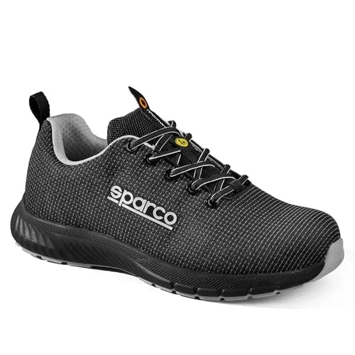 Sparco - Traction Asan ESD S3S SR FO HRO - Sicherheitsschuhe für Herren - rutschfeste, strapazierfähige Arbeitsschuhe - Sportliche Sicherheitsschuhe - 43 EU