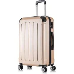 Flexot Trolley F-2045 Kofferset - Robuster Reisekoffer mit 4x 360° Rollen und Zahlenschloss, ideal für Vielflieger, die Komfort und Stabilität schätzen.