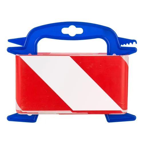 DEMA Absperrband 50m rot/weiß Flatterband Warnband Trassenband Signalband Sperrband
