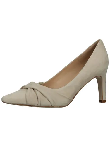 Peter Kaiser Veloursleder High-Heel-Pumps beige 35,5 EU - Elegante Pumps aus hochwertigem Veloursleder, mit 8 cm Trichterabsatz für einen stilvollen Auftritt. Perfekt für besondere Anlässe oder das Büro.