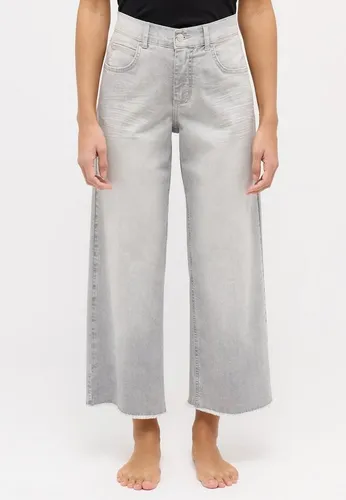 ANGELS Straight-Jeans Linn Culotte grau 44 von Angels