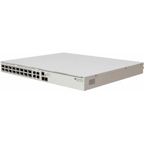 MikroTik Cloud Router Switch CRS520-4XS-16XQ-RM - Switch u. Bridges, leistungsstarker L3-Switch mit 4x 25G SFP28 und 16x 100G QSFP28 für höchste Netzwerkgeschwindigkeit und Flexibilität