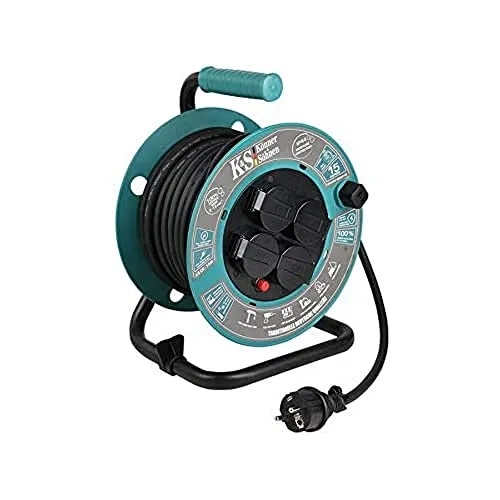 Könner & Söhnen KS CR-15M Verlängerungskabel in gelb von K&S Könner&Söhnen