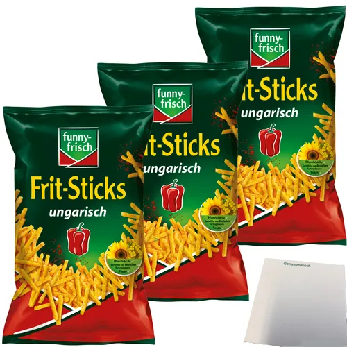 Funny-Frisch Frit Sticks Ungarisch 3er Pack 3x100g Beutel usy Block