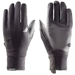 Zanier Classic schwarz (2000) 8 - Langlaufhandschuhe Unisex, aus bequemem Lycra mit robuster Amara-Innenhand für Halt und Langlebigkeit. Mit WIPER Wischer am Daumen für Brillenreinigung – ideal für komfortables Langlaufen.