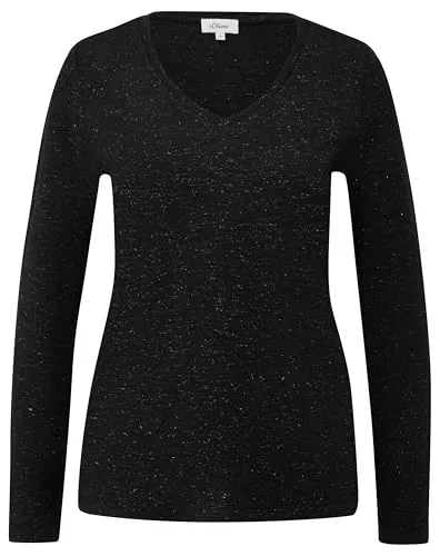 T-Shirt Langarm V-Neck