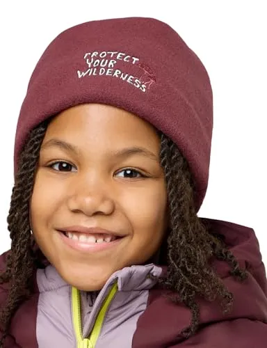 Jack Wolfskin Unisex Kinder Wilderness K Beanie-Mütze, Boysenberry, S EU