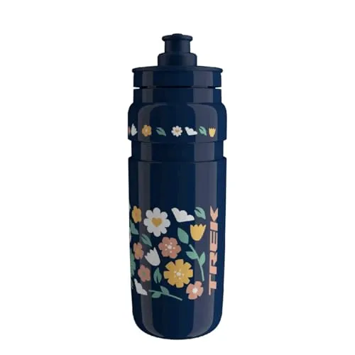 Trek Fly Floral Fahrrad Trinkflasche 740ml blau/gelb