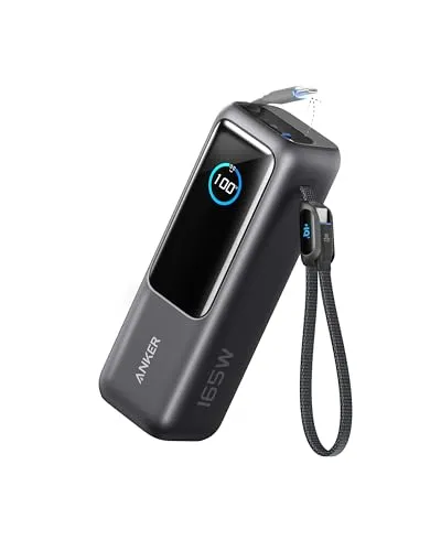 Anker Laptop Powerbank 25.000mAh - Externe Handyakkus mit 3x 100W USB-C Ports für gleichzeitiges Laden mehrerer Geräte, ideal für Vielbeschäftigte und Reisen.