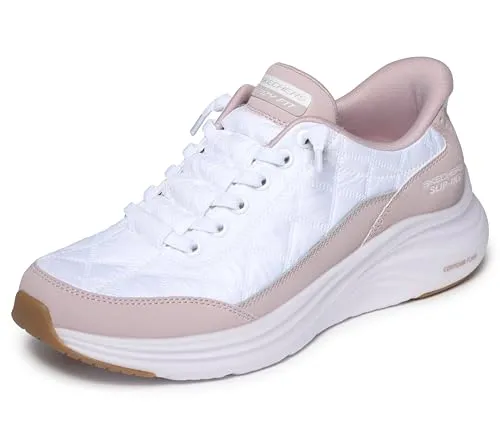 Skechers Contour Foam Damen-Sneaker Lavendel, 37 EU - Stylische und bequeme Sneaker mit luftgekühltem Memory-Schaum für optimalen Tragekomfort. Vegan und maschinenwaschbar – ideal für den Alltag.