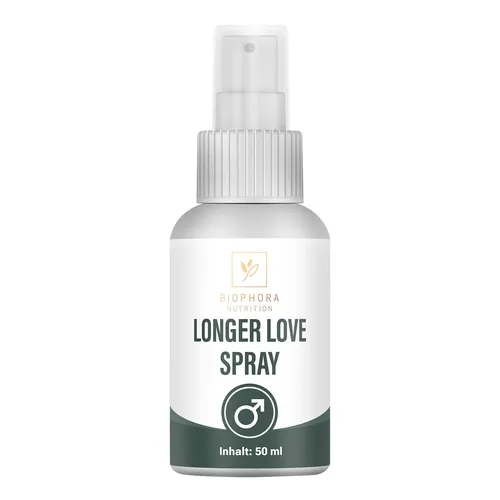 Longer Love Spray | Biophora Verzögerungsspray für Männer | Kontrolle & Ausdauer