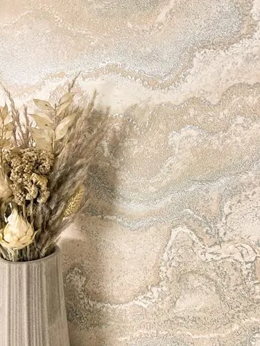 Newroom Vliestapete Dione Beige in beige von Newroom