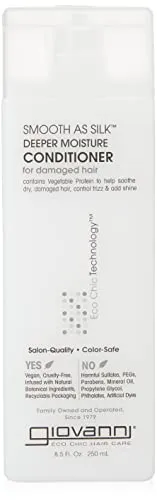 Giovanni Smooth As Silk Deeper Moisture Conditioner - 8.5 Fl Oz - Haarspülung & Conditioner für tiefenwirksame Feuchtigkeit, ideal für glattes und geschmeidiges Haar, beste Qualität von Giovanni.