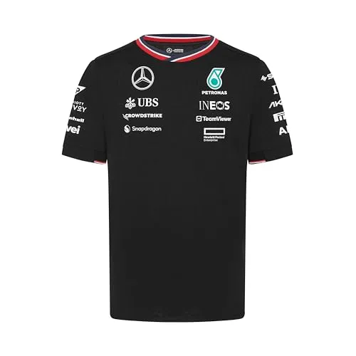 MERCEDES AMG PETRONAS F1 Herren Team T-Shirt 2024 in schwarz von Mercedes AMG Petronas