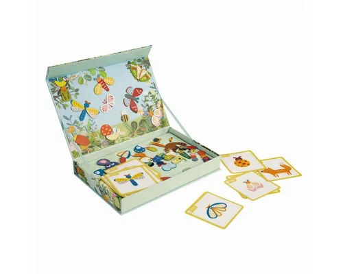 Classic World Magnetspiel Insektenwelt Lernspiel Konstruktionsspiel 66 Teile Konstruktions-Spielset