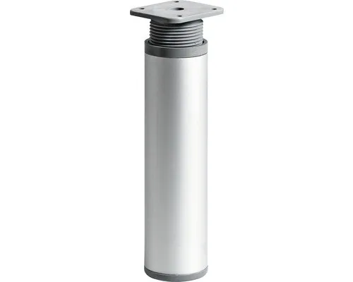 Möbelfuß alu Ø 40 mm höhenverstellbar 150-165 mm bis 50 kg