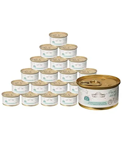 Dehner Premium Lovely Katzenfutter, Nassfutter in Gelee für ausgewachsene Katzen - Feinstes Nassfutter mit Hühnerbrust, Weizengras und Karotte. Glutenfrei und ohne künstliche Zusätze, bietet es eine schmackhafte Belohnung für Ihre Katze. Ideal für verwöhnte Naschkatzen!