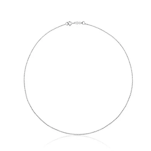 TOUS Damen Sterling Silber Halsband mit Kugeln 1,4 mm, 40 cm lang, klassisch und zeitlos, Sammlerkette