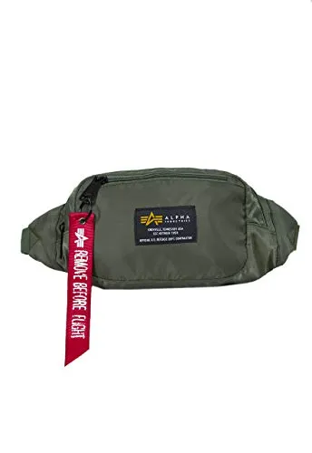 Alpha Industries Crew Waist Bag - Gürteltasche in sage-green - Stylische Gürteltasche aus 100% Nylon, ideal für jeden Anlass und perfekt für deine Essentials.