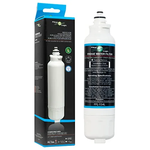 Filterlogic FFL-154L | Wasserfilter kompatibel mit LG LT800P ADQ73613401 ADQ73613401-S ADQ73613408 Kühlschrankfilter Water Filter Replacement Cartridge