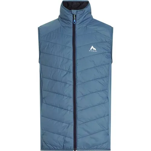 McKINLEY Herren Weste Sansa II HYB VST M - Die McKINLEY Sansa II Weste für Herren bietet optimalen Schutz vor Wind und Kälte. Mit atmungsaktiver PRIMALOFT® SILVER-Wattierung und kompaktem Packmaß ist sie ideal für Outdoor-Aktivitäten und sorgt für Bewegungsfreiheit.