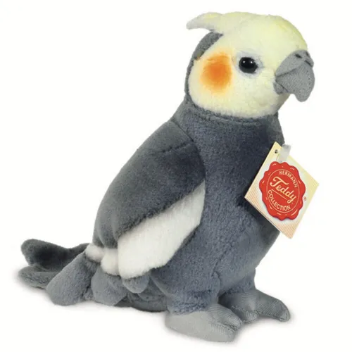 Teddy Hermann Nymphensittich 941095 - Teddy Hermann Nymphensittich sitzend 17cm