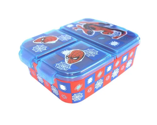 Stor Lunchbox Brotdose für Kinder mit 3 Fächern verschiedene Motive, Kunststoff, authentisches Design