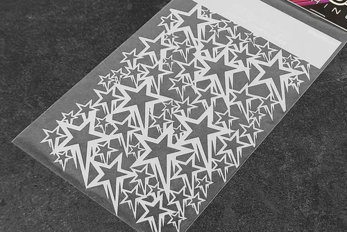 BittyDesign Vinyl stencil Stars V1 / BD-STC-011