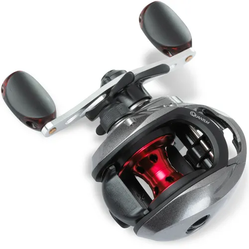 Quantum Ultrex Cast LH 101 - Linkshand Baitcaster Rolle - Angelrollen für Süßwasserangeln, ideal zum gezielten Zander- und Barschfang mit nur 216 g Gewicht und 6,5 kg maximalem Widerstand.