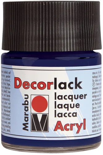 Decorlack Acryl, Dunkelblau 053, 50 ml