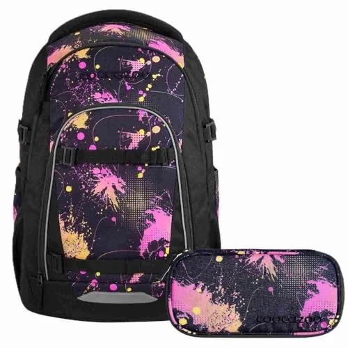 Coocazoo Mate Schulrucksack Set 2tlg. inkl. Schlamperbox (Colour Drift)