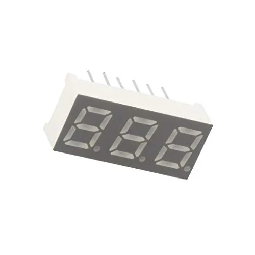 2X KW3-281AGA Display: LED 7-segmentig 7mm 0,28