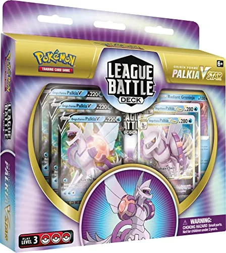 Pokémon Trading Card Game Vstar League Battle Decks Palkia - Sammelkartenspiel: Liga-fähiges Deck mit Origin Forme Palkia VSTAR für erfahrene Trainer – perfekt abgestimmt für spannende Spiele!