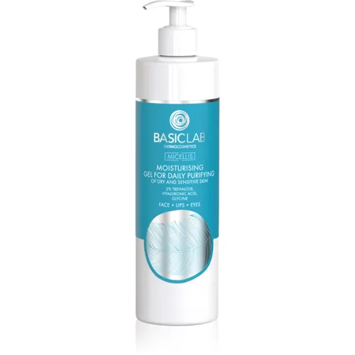 BasicLab Dermocosmetics Micellis feuchtigkeitsspendendes Reinigungsgel für trockene bis empfindliche Haut 300 ml
