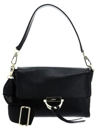 Abro Leather Ariete Shoulderbag Black/Gold