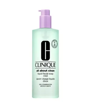 Clinique 3-Phasen-Systempflege Liquid Facial Soap Mild Skin - Gesichtsreiniger & -wasser, sanfte Formel für normale Haut, tierversuchsfrei und ideal für die tägliche Reinigung.