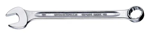 Stahlwille Ringmaulschlüssel DIN3113A 12 mm - verchromt, geschmiedet, ideal für präzise Arbeiten in Werkstatt und Haushalt